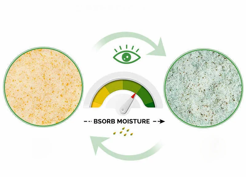 Absorb moisture