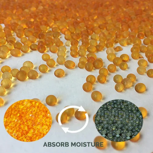 Orange Silica Gel Beads