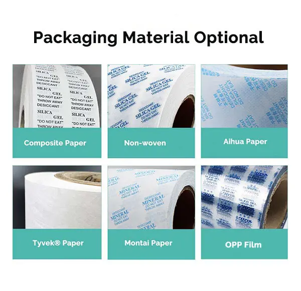 SORBSTAR Silica Gel Packaging Material Optional