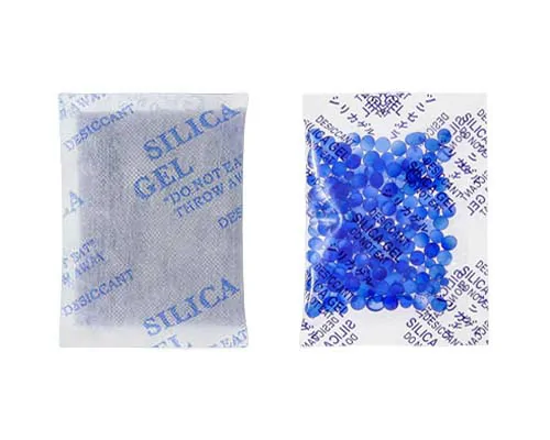 blue silica gel packets