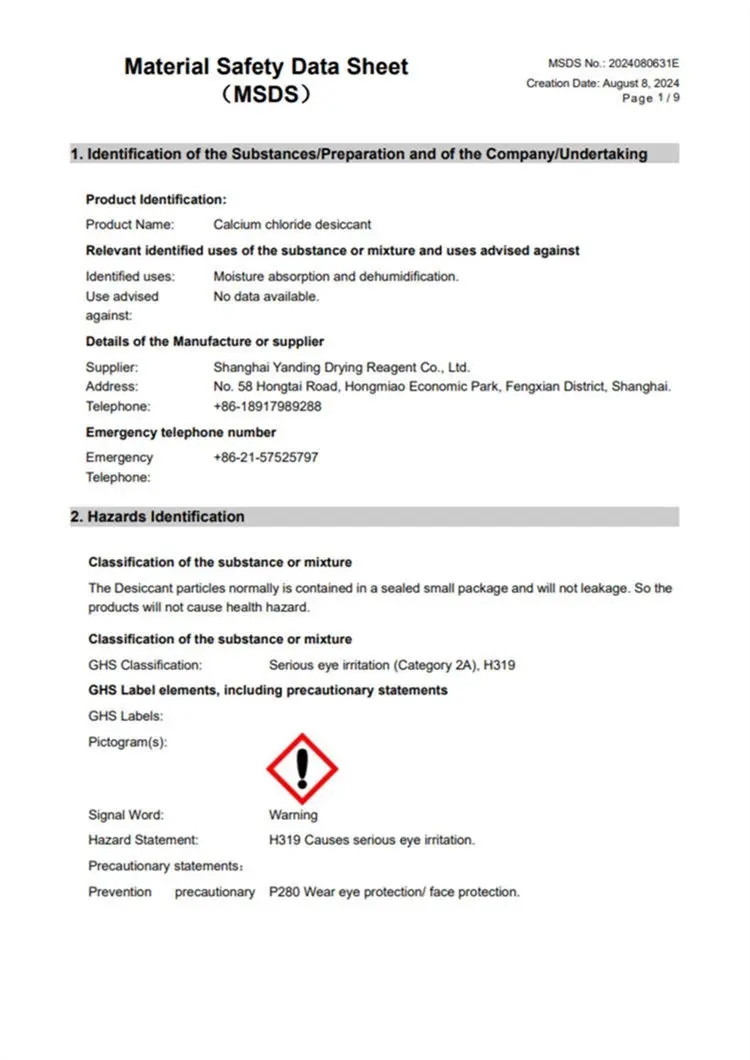 MSD REPORT